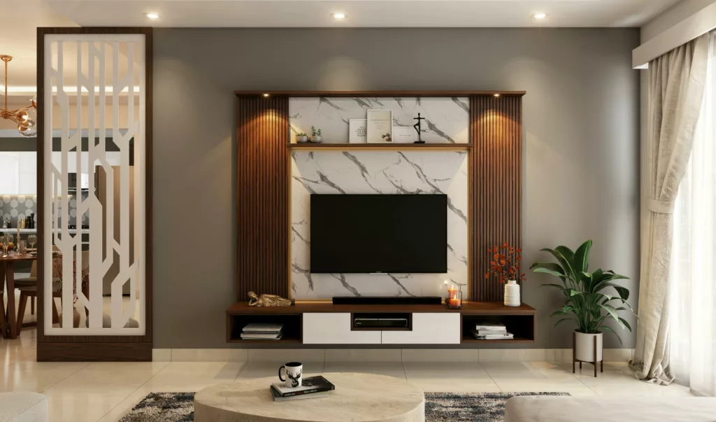 tv stand wall decoration